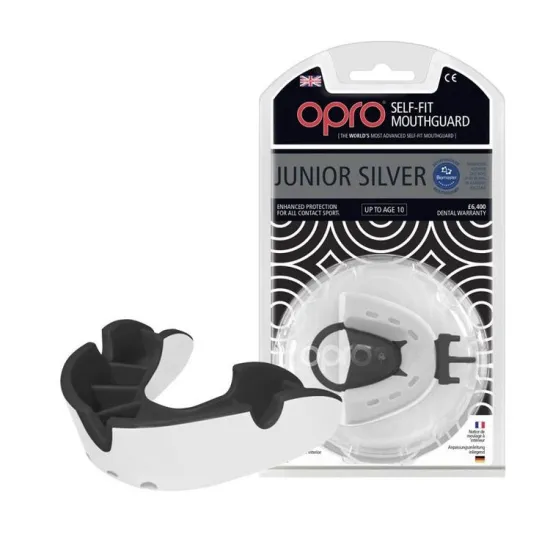 Капа Opro Silver White-дитяча 