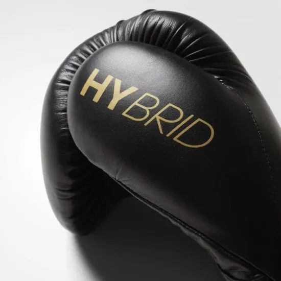 Боксерские перчатки Adidas Hybrid 100 Черно-золотой 10 унций