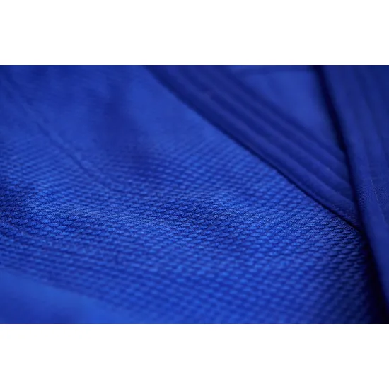 Кимоно для дзюдо Adidas Champion II с лицензией IJF Slim Fit Синий/золотые полосы J-IJFB-SMU-170