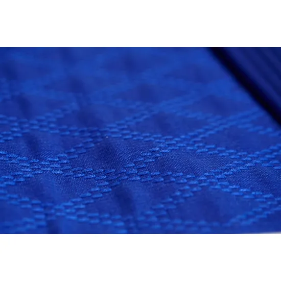 Кимоно для дзюдо Adidas Champion II с лицензией IJF Slim Fit Синий/золотые полосы J-IJFB-SMU-170