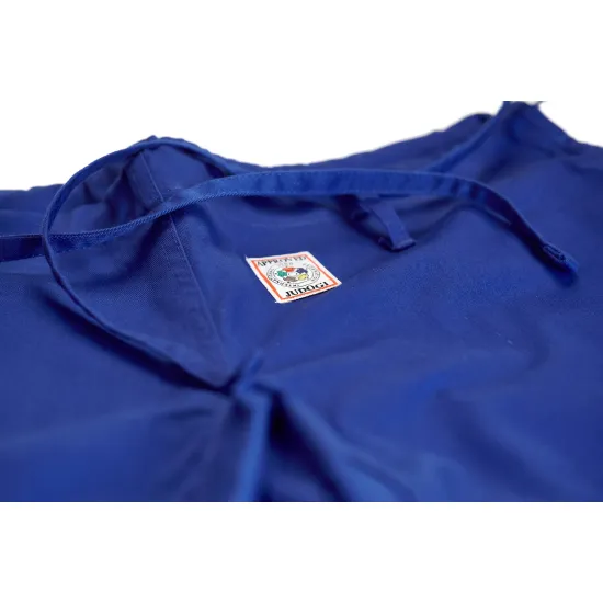 Кимоно для дзюдо Adidas Champion II с лицензией IJF Slim Fit Синий/золотые полосы J-IJFB-SMU-170