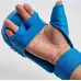 Перчатки для карате Smai с защитой большого пальца с лицензией WKF Синие-S