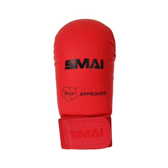 Перчатки для карате Smai с лицензией WKF Красные-XS