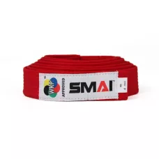 Пояс для кимоно SMAI WKF Красный-320см