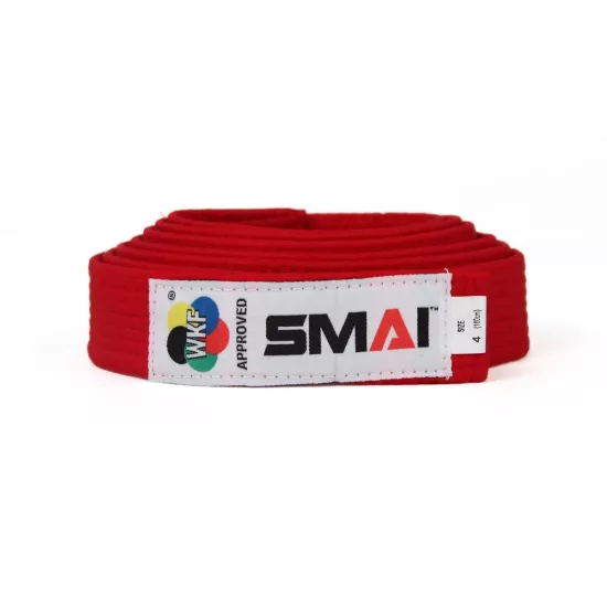 Пояс для кімоно SMAI WKF Червоний-220см