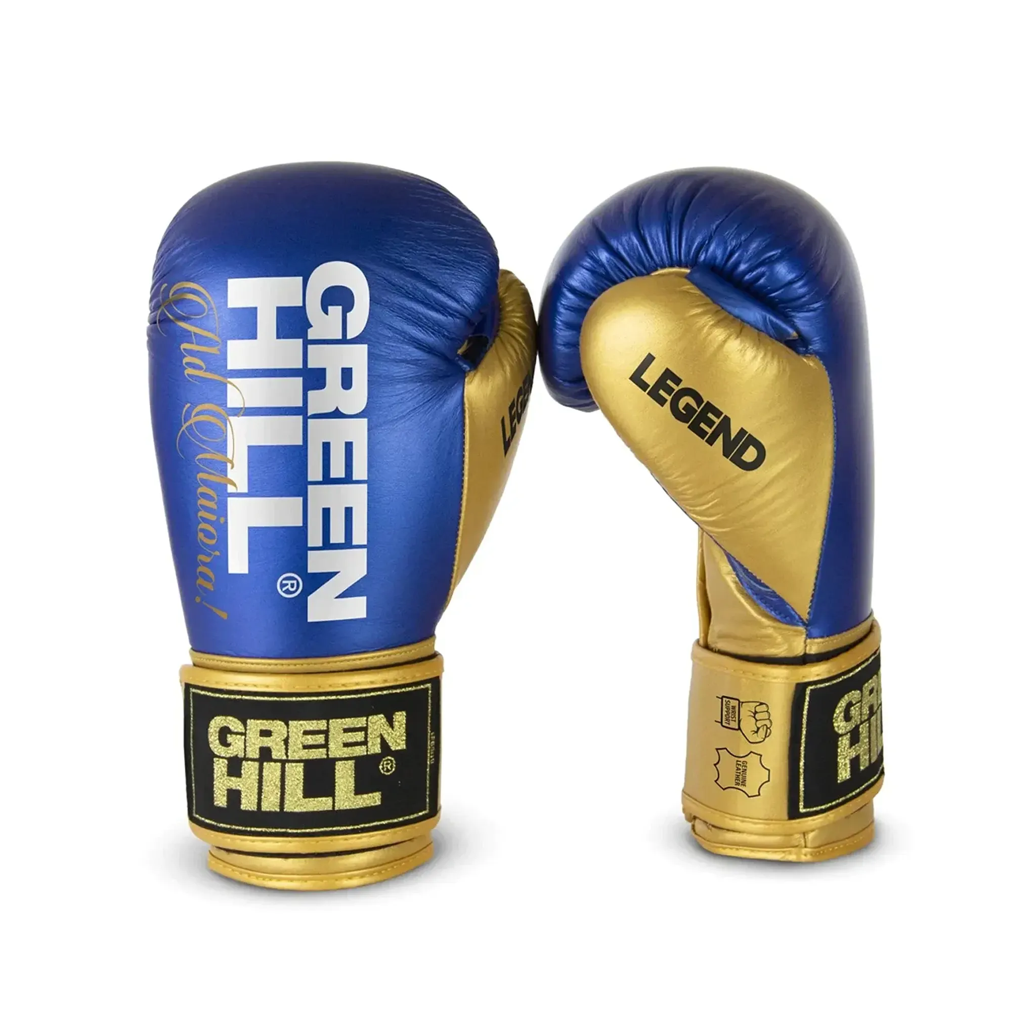 Боксерські рукавички Green Hill LEGEND PLATINUM Blue-10