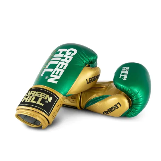 Боксерские перчатки Green Hill LEGEND PLATINUM Green-10