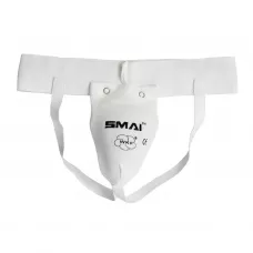 Захист паху Smai з ліцензією WKF Білий-XL