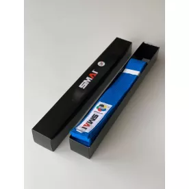 Пояс для кимоно SMAI Deluxe Version WKF Синий-240