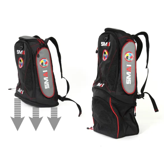 Рюкзак Smai WKF Preformance Backpack Чорно-червоний-69х41х23см
