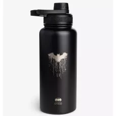 Бутылка для воды металлическая с двойной вакуумной изоляцией Bohtal Insulated Bottle 960 ml/32 oz Black Batman