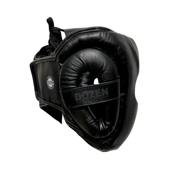 Боксерский шлем Dozen Monochrome Full Face Headgear-S/M