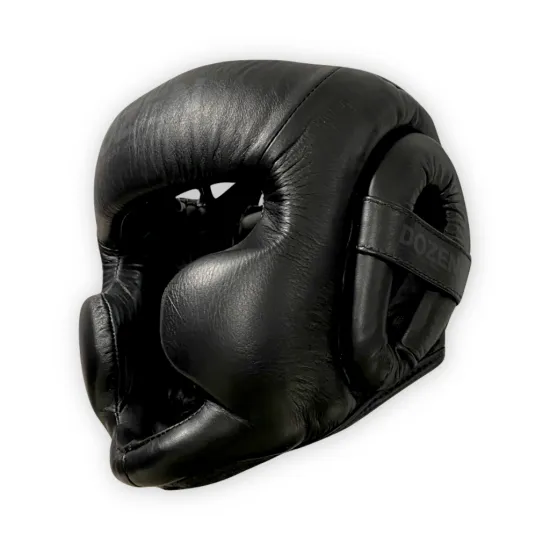 Боксерский шлем Dozen Monochrome Full Face Headgear-S/M