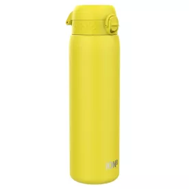 Бутылка для воды металлическая ION8 1200 мл. Stainless Steel Yellow