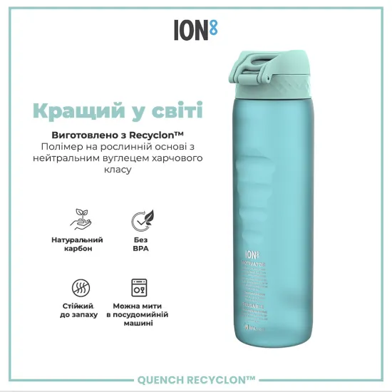 Пляшка для води ION8 1000 мл. BPA Free Sonic Blue