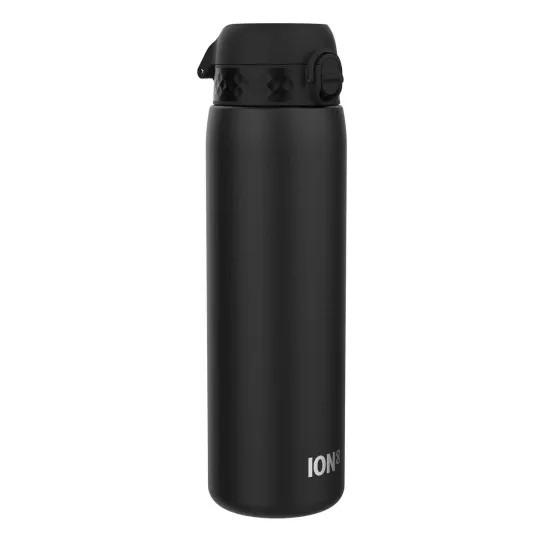 Бутылка для воды металлическая ION8 1200 мл. Stainless Steel Black