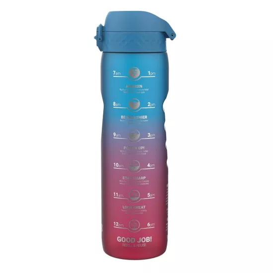 Пляшка для води ION8 1000 мл. BPA Free Blue Pink