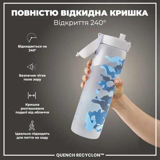 Бутылка для воды ION8 1000 мл. BPA Free Camo