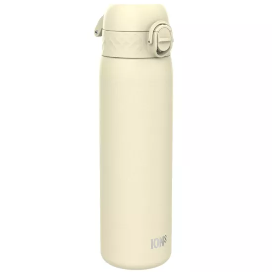 Бутылка для воды металлическая ION8 600 мл. Stainless Steel Creamy White