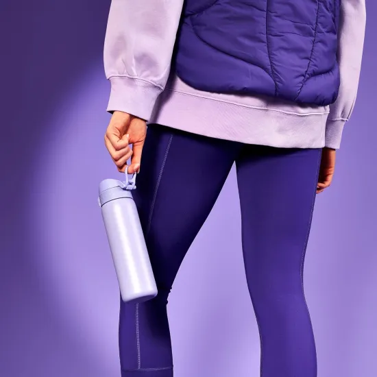 Пляшка для води металева вакуумна ION8 500 мл. Vacuum Insulated Light Purple