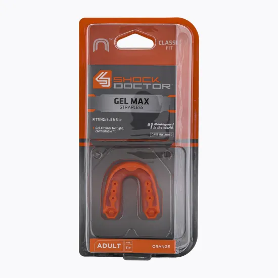 Капа Shock Doctor Gel Max Orange-взрослая