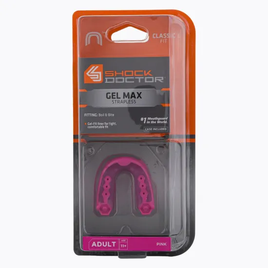 Капа Shock Doctor Gel Max Hot Pink-доросла