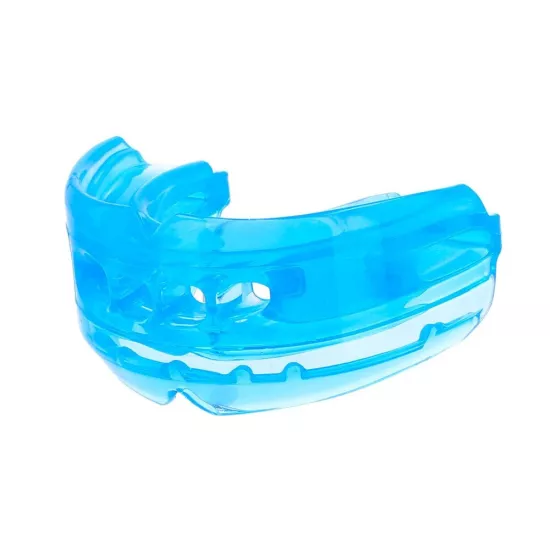 Капа подвійна Shock Doctor Double Braces Strapless Mouthguard Blue-доросла
