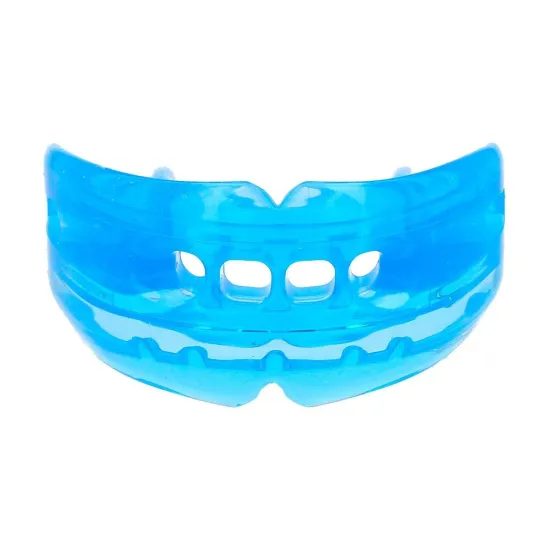 Капа подвійна Shock Doctor Double Braces Strapless Mouthguard Blue-доросла