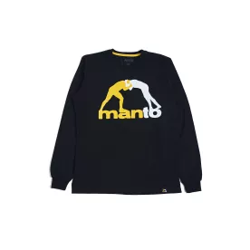 Лонгслів MANTO Longsleeve LOGO Black-S