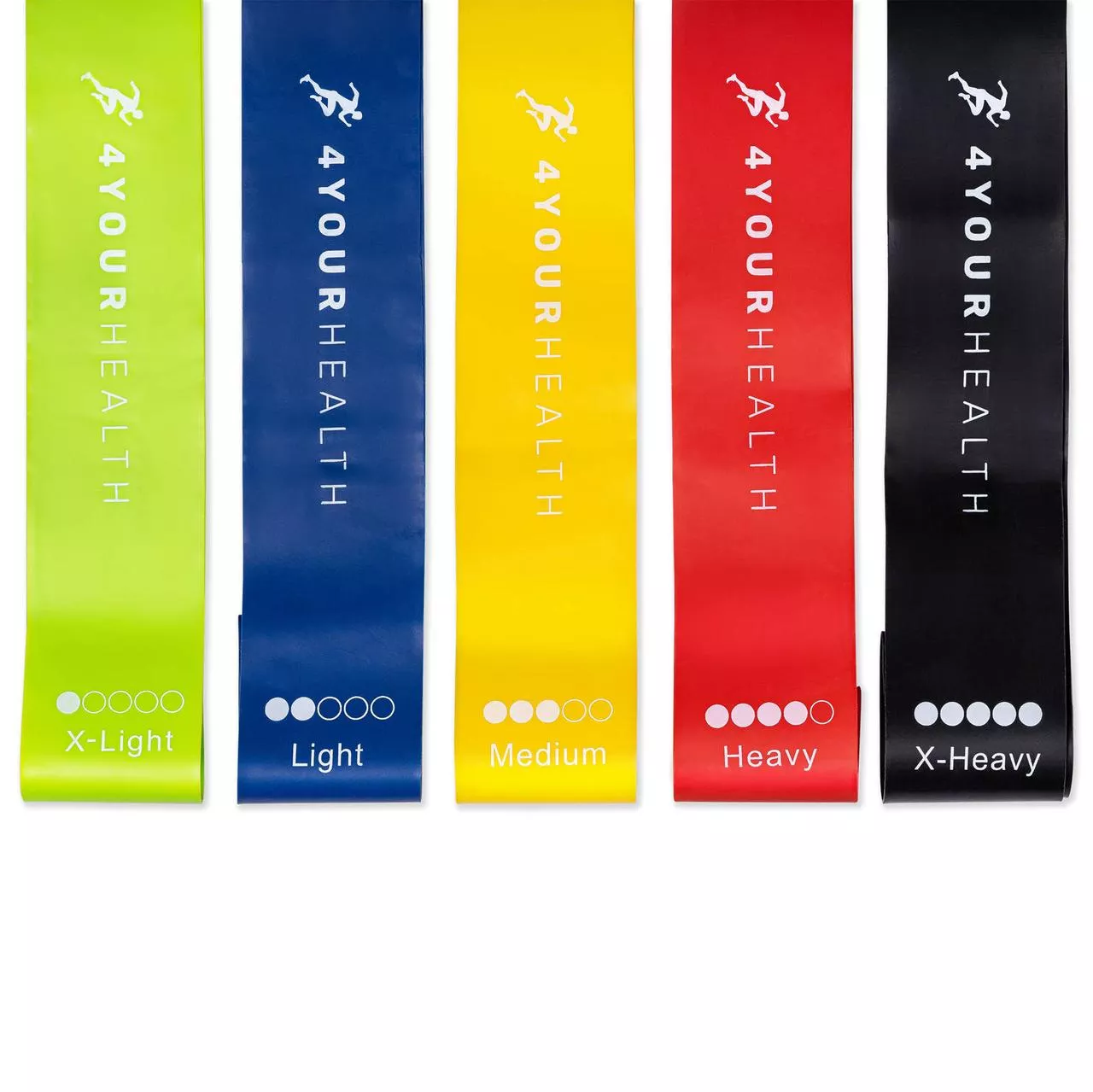 Фітнес резинки набір із 5шт. 4yourhealth Mani Band Fitness 0354 (від 1 до 20кг.)