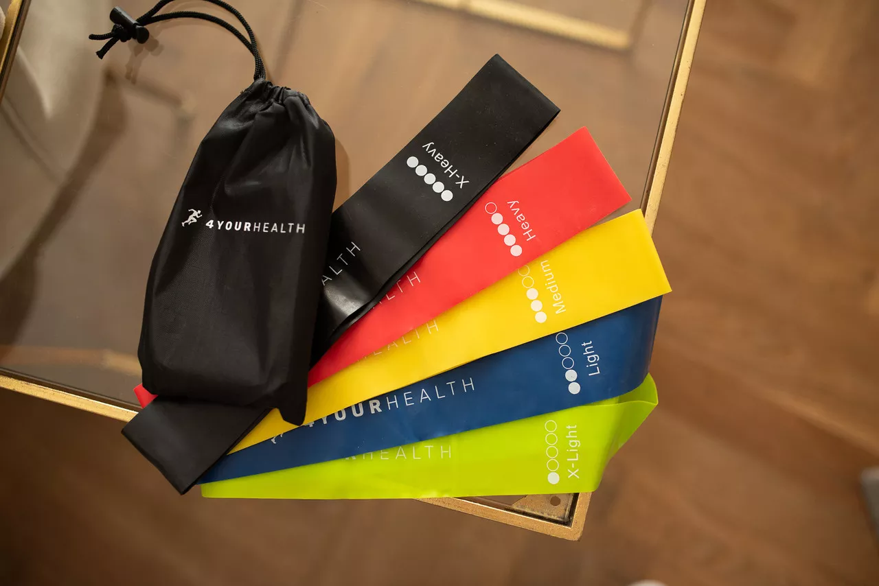 Фітнес резинки набір із 5шт. 4yourhealth Mani Band Fitness 0354 (від 1 до 20кг.)