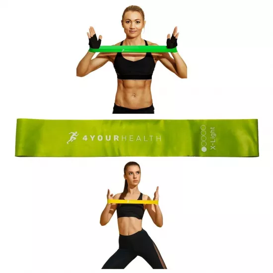 Фітнес резика 4yourhealth Mini Band Level 1 (1-3кг.) зелена