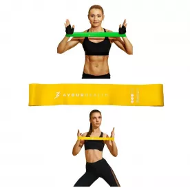 Фітнес резика 4yourhealth Mini Band Level 3 (5-10кг.) жовта