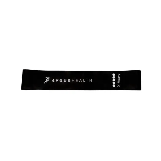 Фітнес резика 4yourhealth Mini Band Level 5 (15-20кг.) чорна