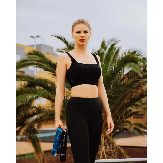 Фітнес резика 4yourhealth Mini Band Level 5 (15-20кг.) чорна