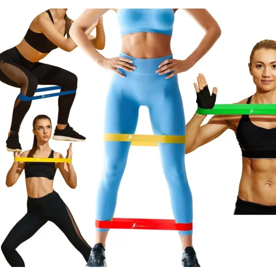 Фітнес резика 4yourhealth Mini Band Level 5 (15-20кг.) чорна