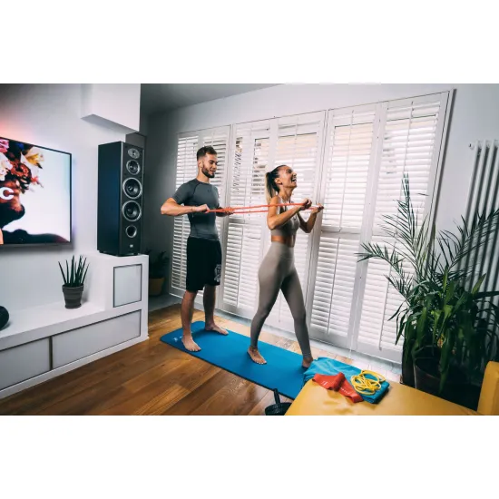 Гумова петля для тренувань 4yourhealth Power Band Level 3 (12-30кг.) чорна (0910)