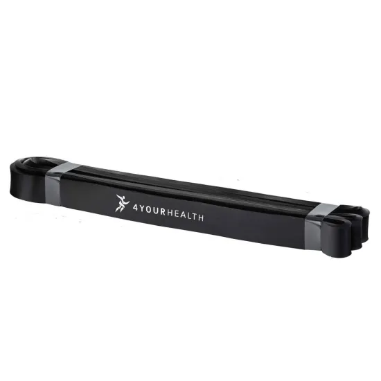 Гумова петля для тренувань 4yourhealth Power Band Level 3 (12-30кг.) чорна (0910)
