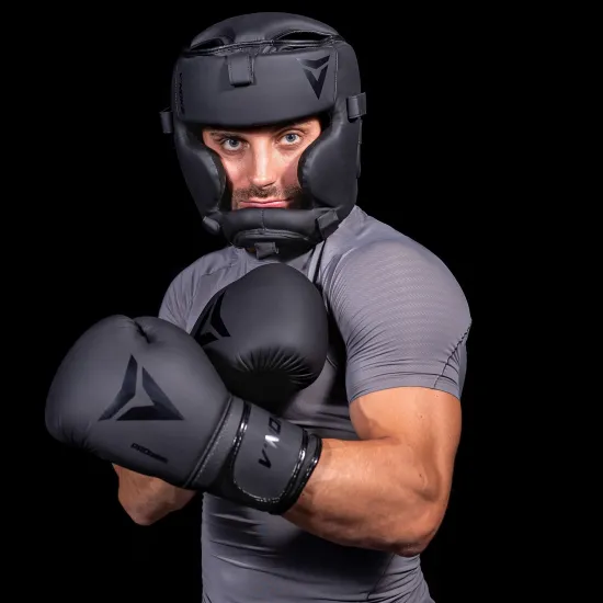 Боксерский шлем V`Noks Ultima Black S/M