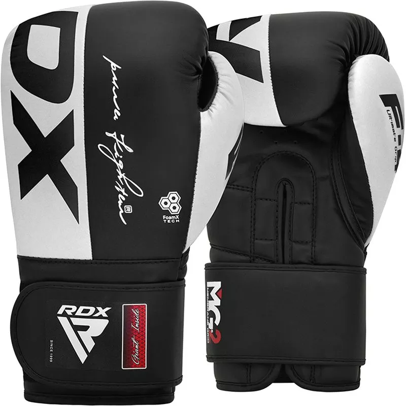 Боксерские перчатки RDX F4 White 10 ун.