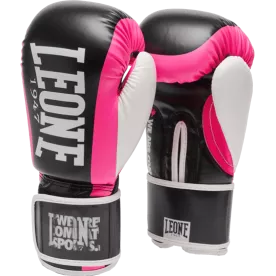 Боксерские перчатки Leone Logo Wacs Fuxia 10 ун.