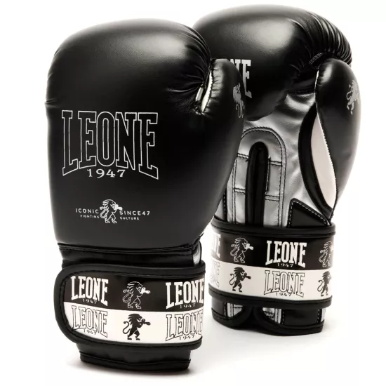 Дитячі боксерські рукавички Leone Iconic Black 6 ун.