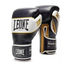Боксерские перчатки Leone Shock X Blue 14 ун.
