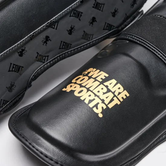 Защита голени Leone DNA Rex Leather Black S