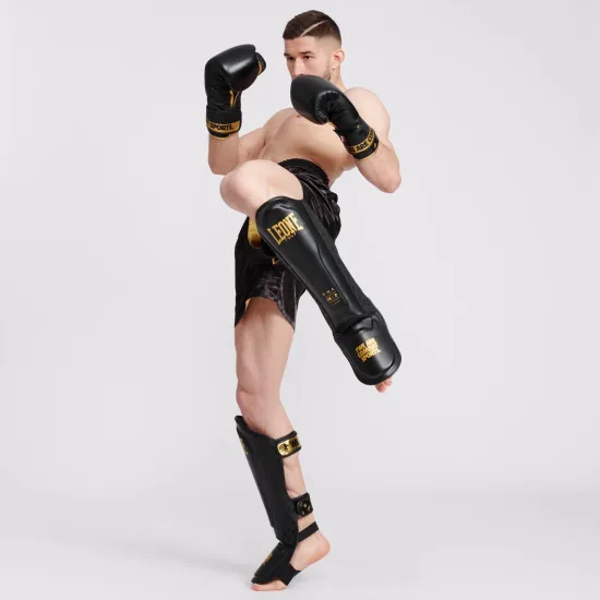 Защита голени Leone DNA Rex Leather Black S