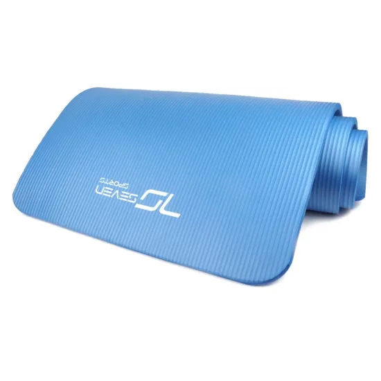 Килимок для йоги та фітнесу 7SPORTS NBR Yoga Mat+ MTS-3 (180*60*1.5см.) Синий