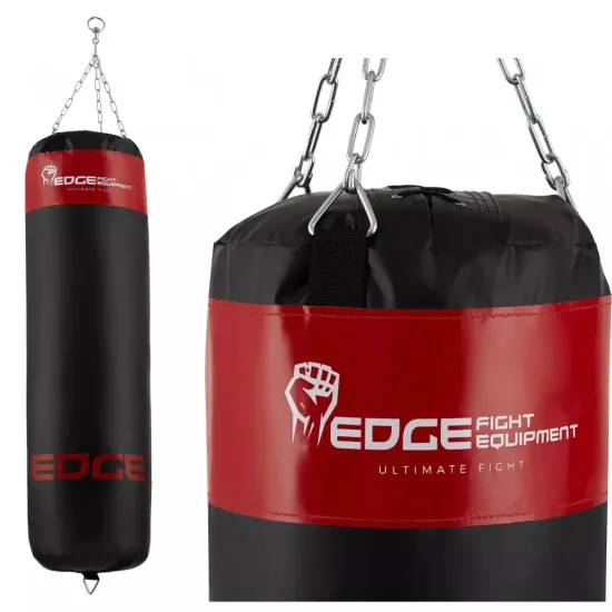 Боксерський мішок EDGE Lords 140см 40кг EWW Black/Red