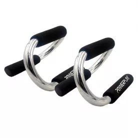 Опори для віджимання від підлоги PowerPlay 4318 металеві (S-подібні)