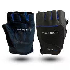 Рукавички для фітнесу PowerPlay 9058 Thunder M чорно-сині