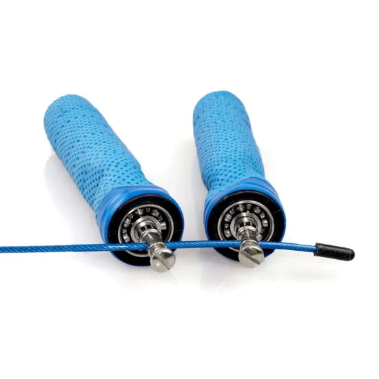 Скакалка швидкісна 7SPORTS Cross Rope 3м. на підшипниках SK-1 7S блакитна